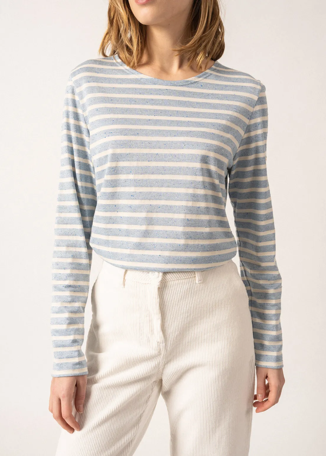 Minquidame Sequinned Breton Shirt