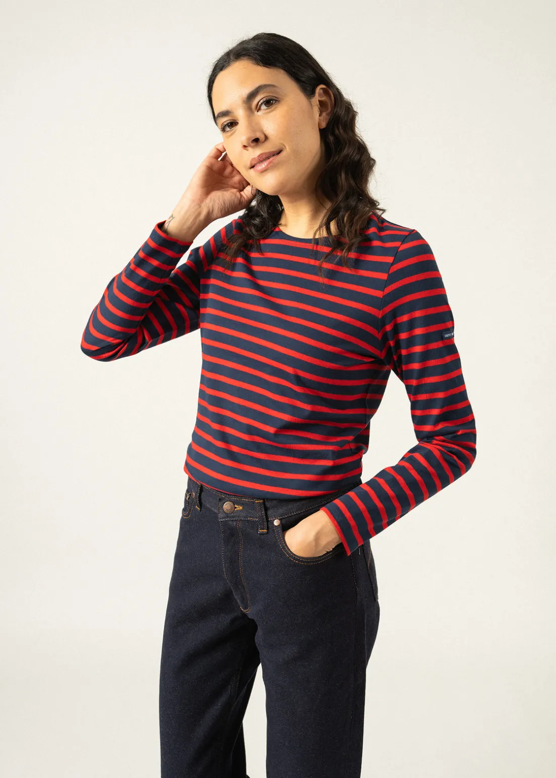 Minquidame striped sailor shirt