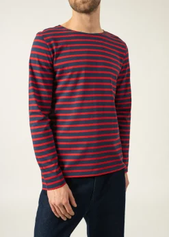 Minquiers unisex striped sailor shirt
