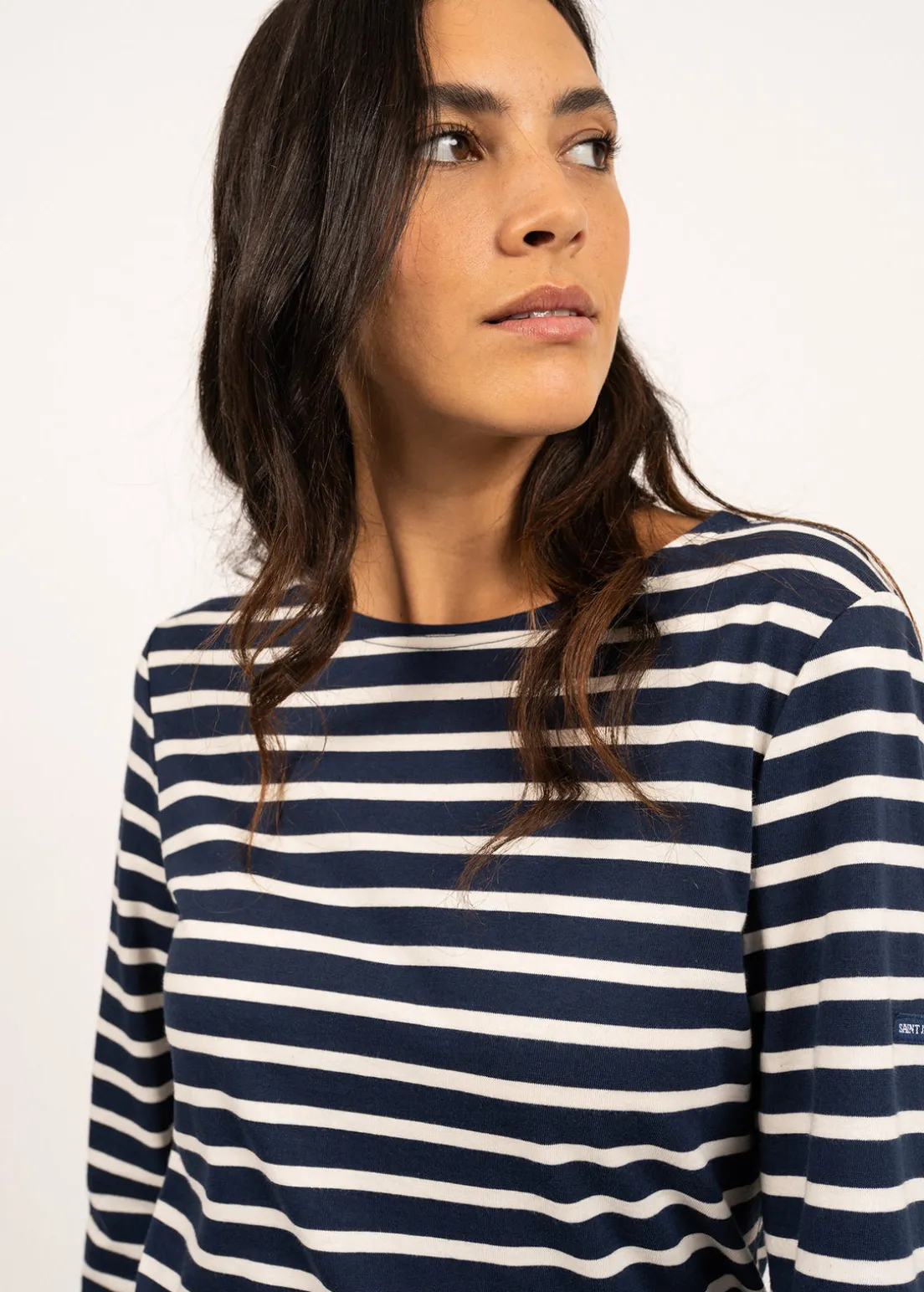 Minquiers unisex striped sailor shirt