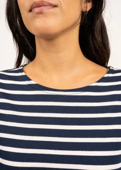 Minquiers unisex striped sailor shirt