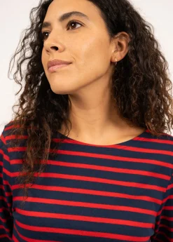 Minquiers unisex striped sailor shirt