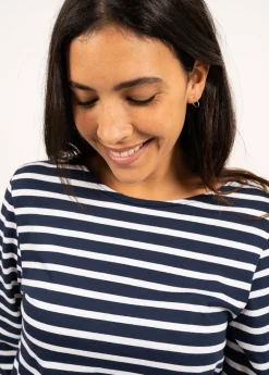 Minquiers unisex striped sailor shirt
