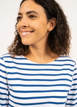 Minquiers unisex striped sailor shirt