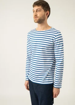 Minquiers unisex striped sailor shirt