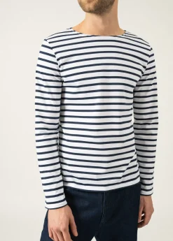 Minquiers unisex striped sailor shirt