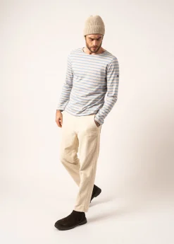 Minquiers unisex striped sailor shirt