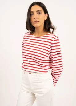 Minquiers unisex striped sailor shirt