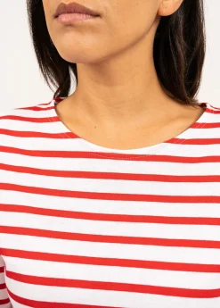 Minquiers unisex striped sailor shirt