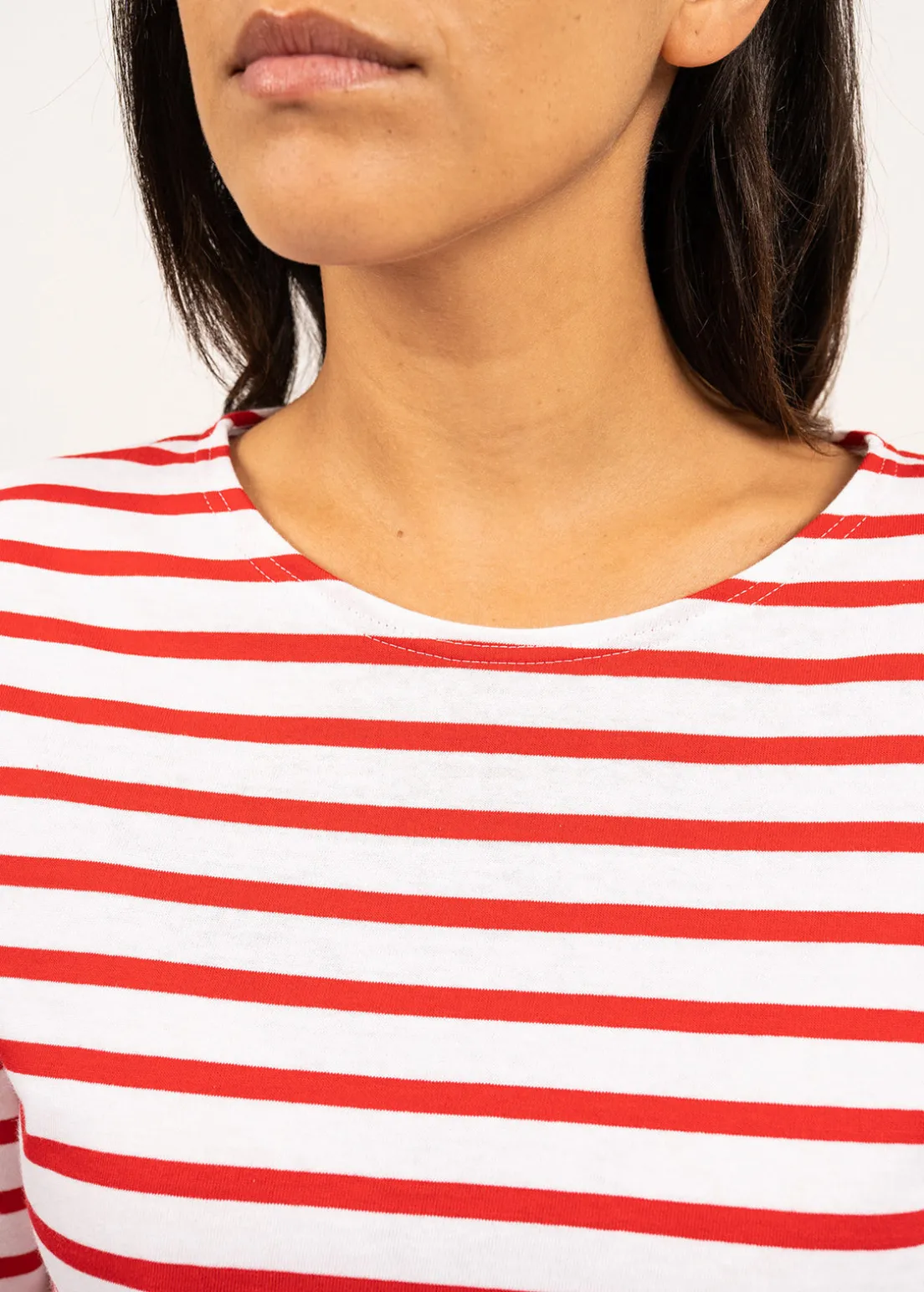Minquiers unisex striped sailor shirt
