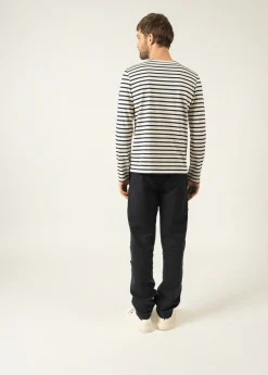 Minquiers unisex striped sailor shirt