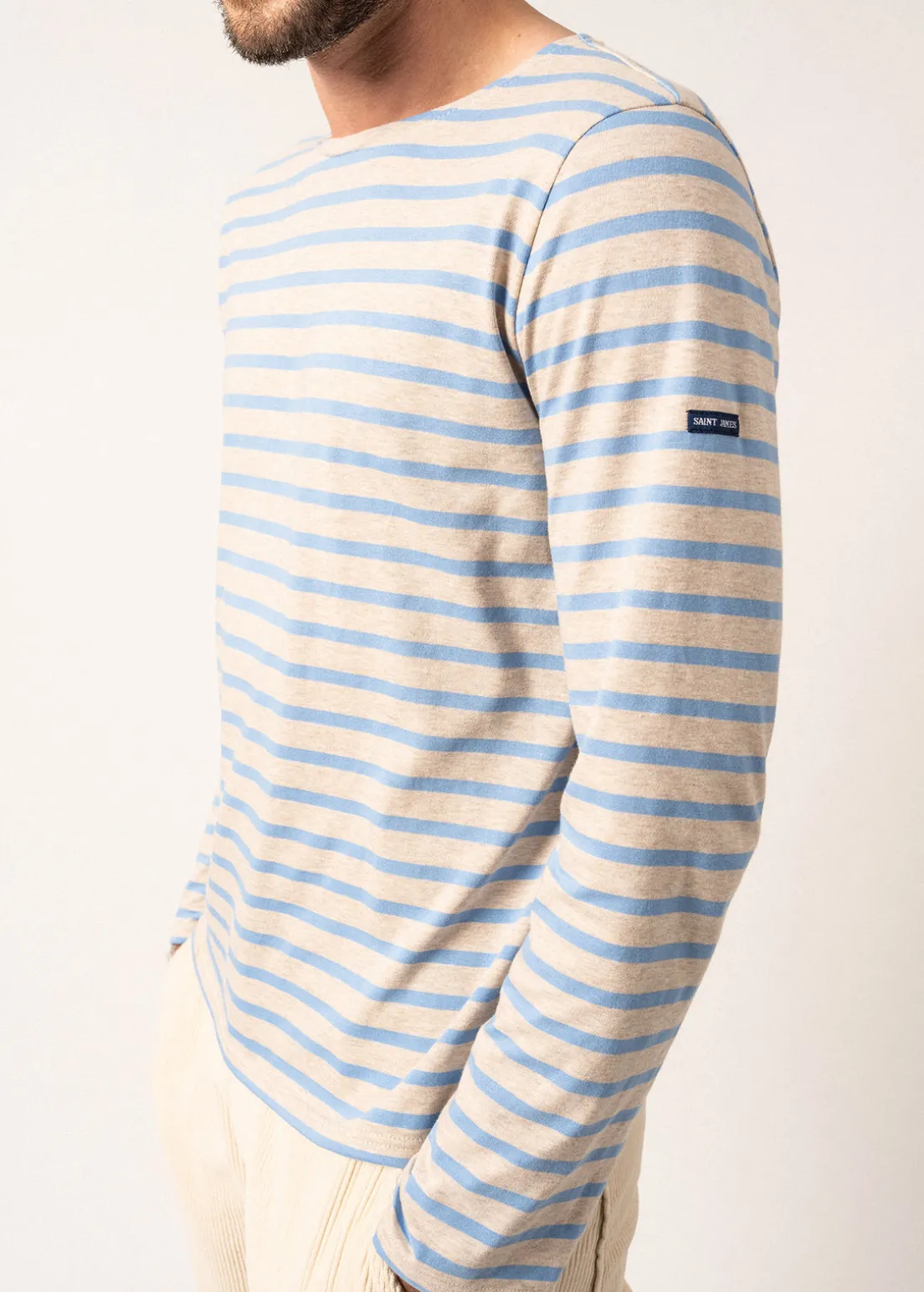 Minquiers unisex striped sailor shirt