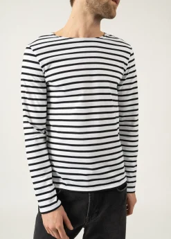 Minquiers unisex striped sailor shirt