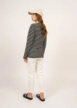Minquiers unisex striped sailor shirt