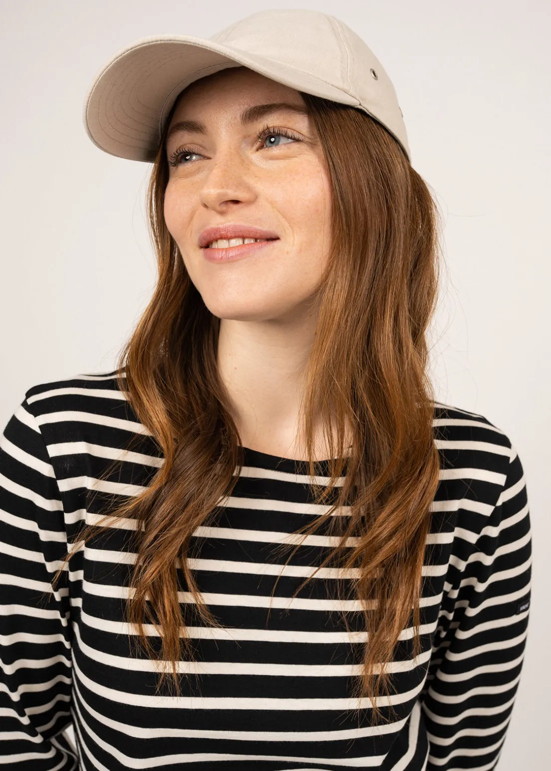 Minquiers unisex striped sailor shirt