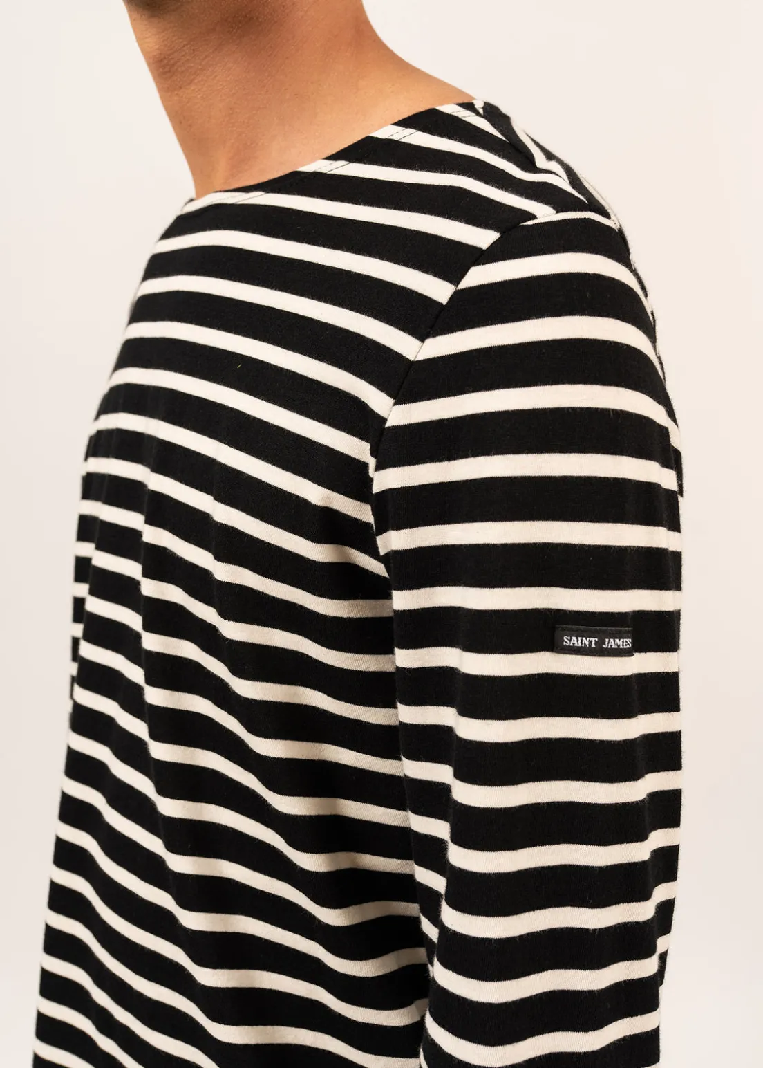 Minquiers unisex striped sailor shirt