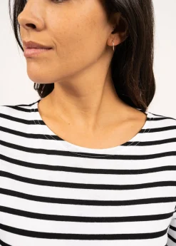 Minquiers unisex striped sailor shirt