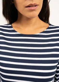 Minquiers unisex striped sailor shirt