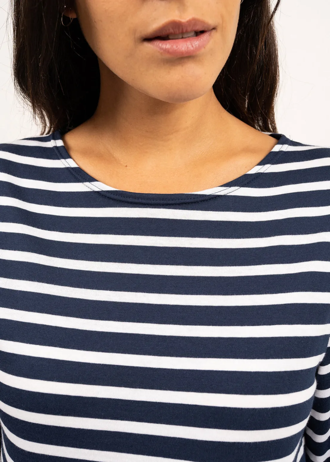 Minquiers unisex striped sailor shirt