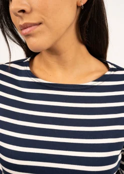 Minquilock iconic sailor striped shirt