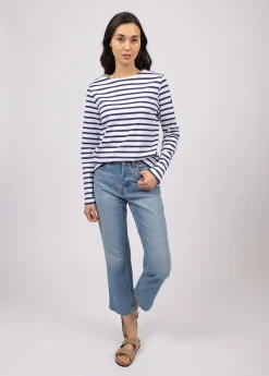 Minquilock iconic sailor striped shirt