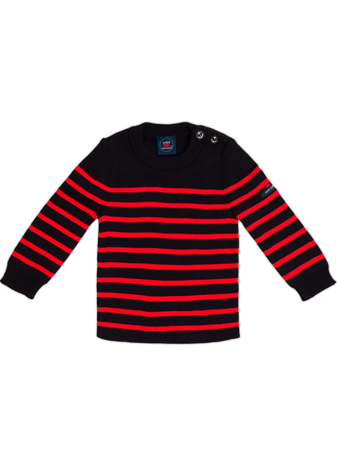 Moussaillon striped sailor jumper for babies