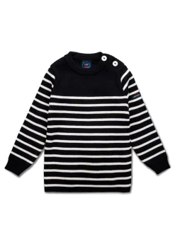 Moussaillon striped sailor jumper for babies