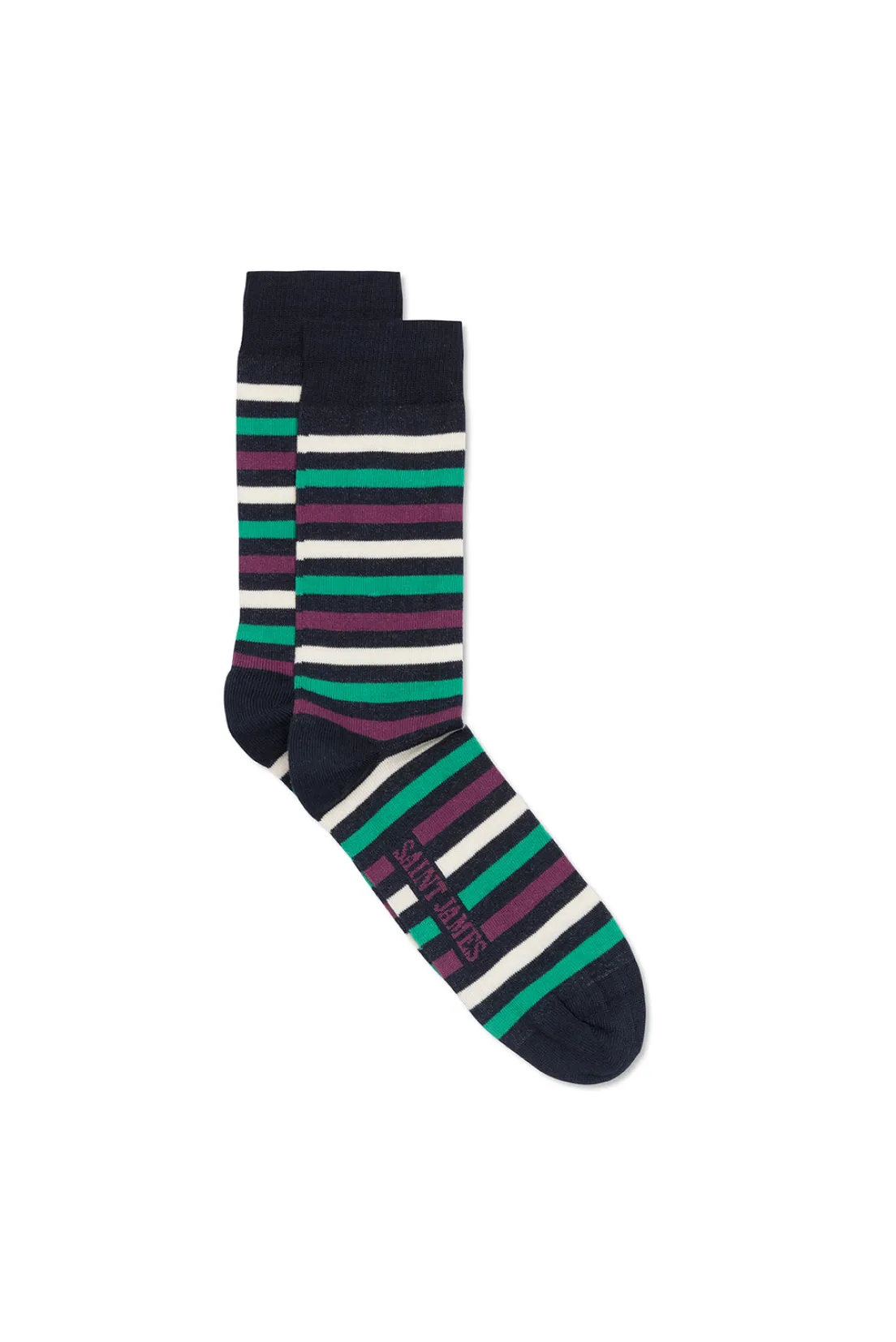 Multicolour striped socks