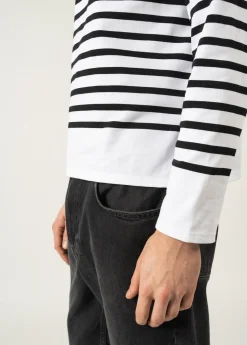 Naval authentic striped sailor shirt