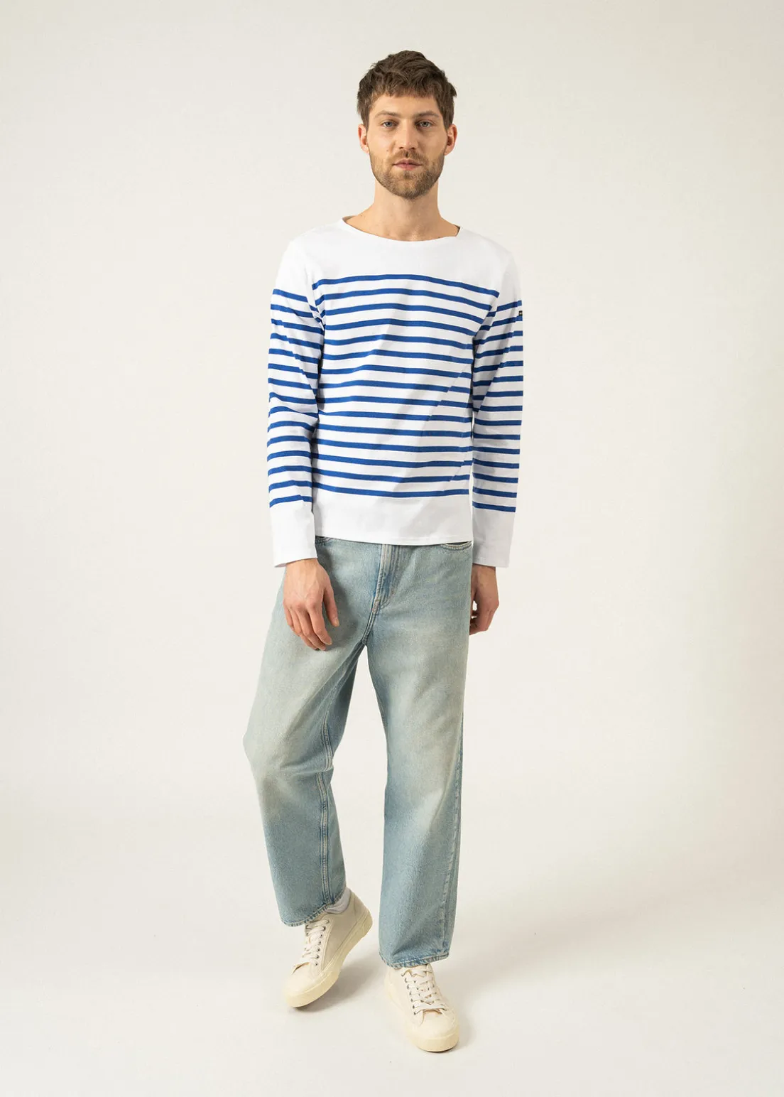 Naval authentic striped sailor shirt
