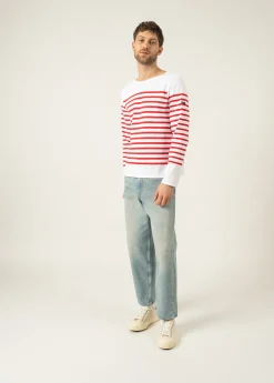 Naval authentic striped sailor shirt