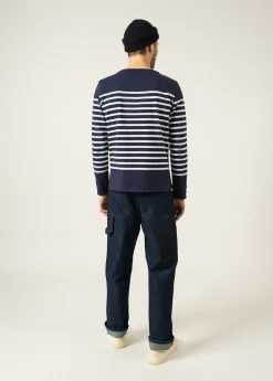 Naval authentic striped sailor shirt