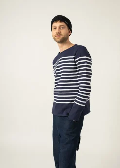 Naval authentic striped sailor shirt