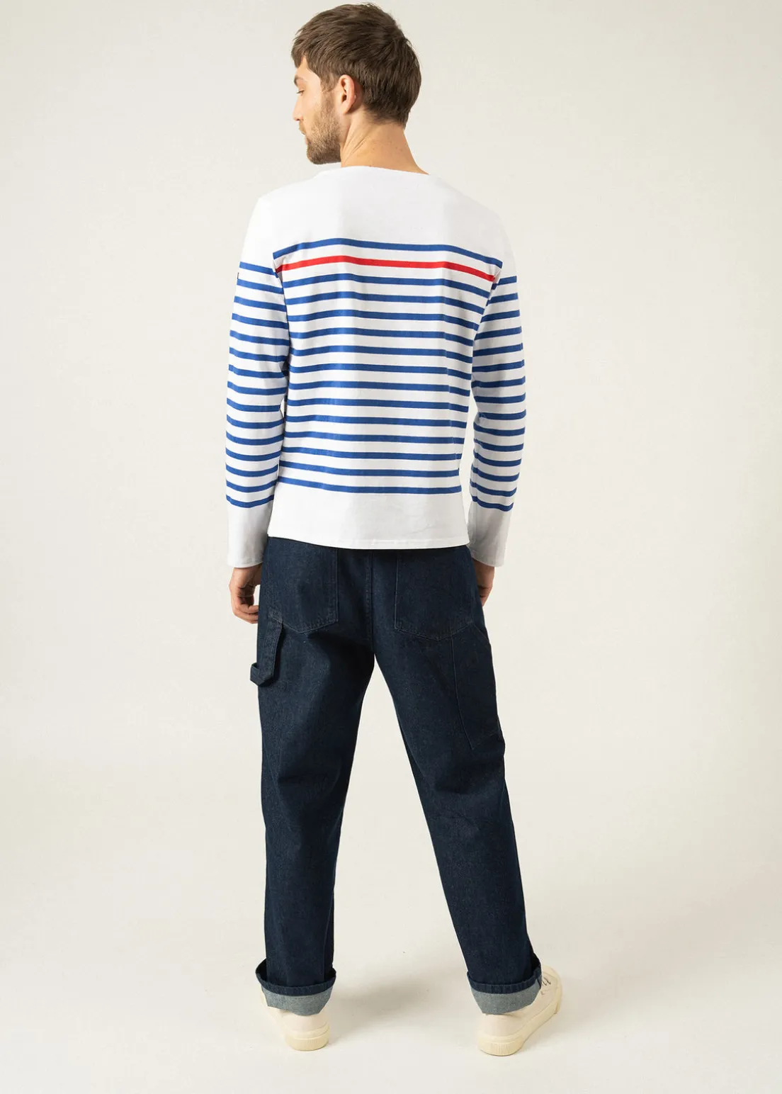 Naval authentic striped sailor shirt