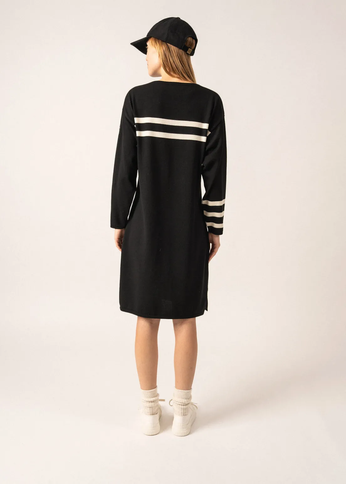 Nuage Striped Wool Dress