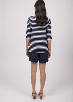 Phare boat neck striped sailor shirt