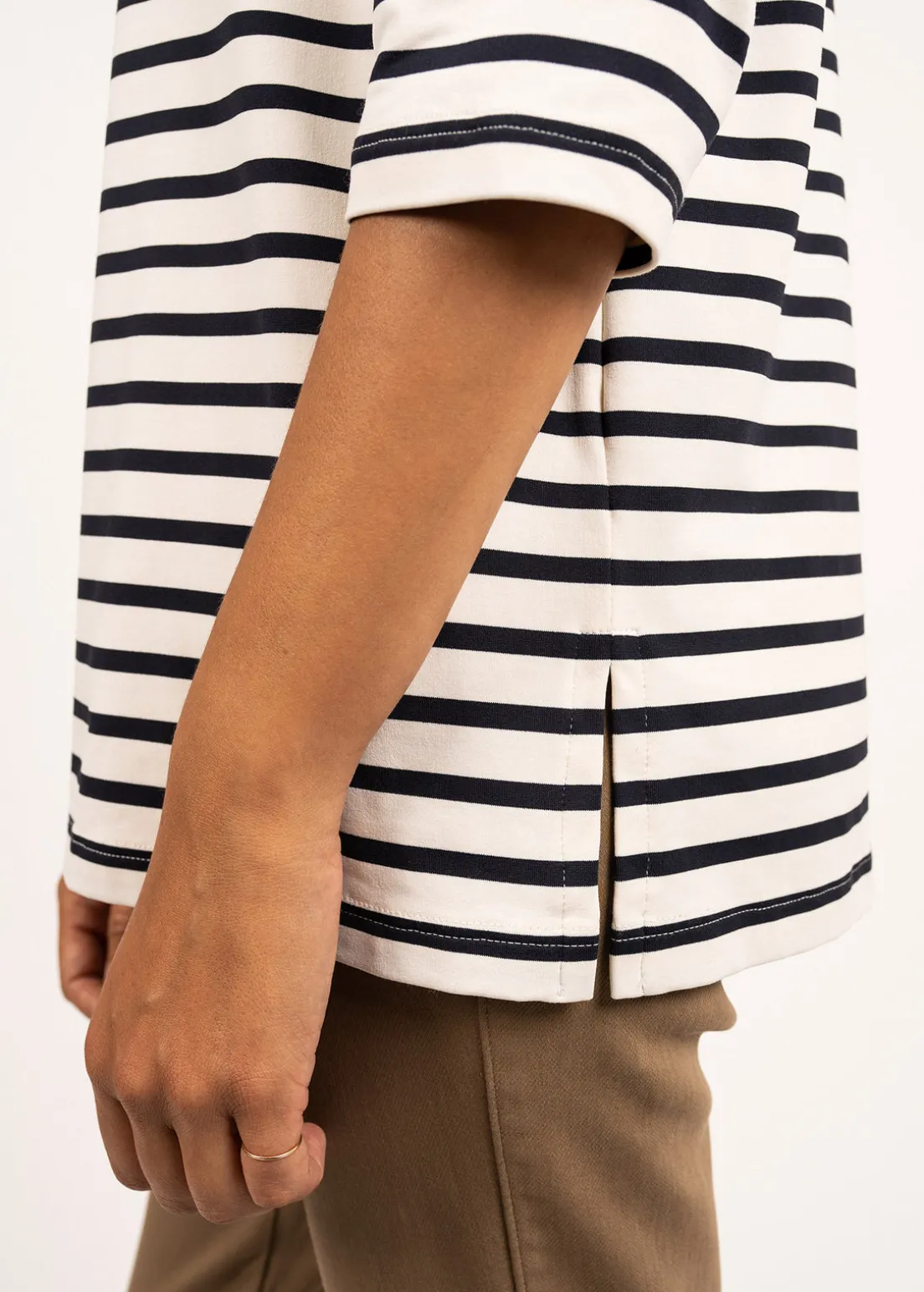 Phare boat neck striped sailor shirt