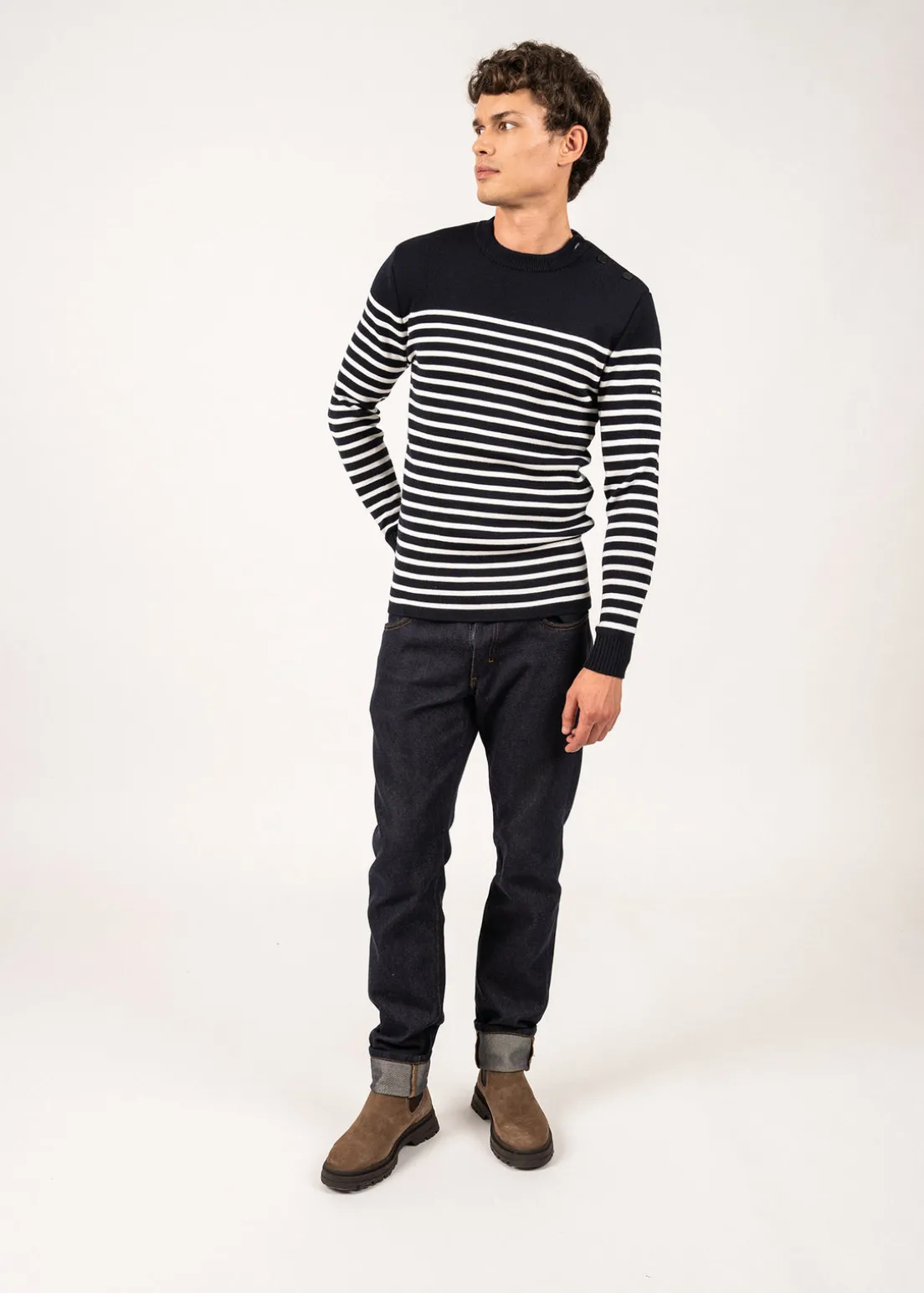 Rochefort striped sailor jumper