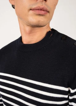 Rochefort striped sailor jumper