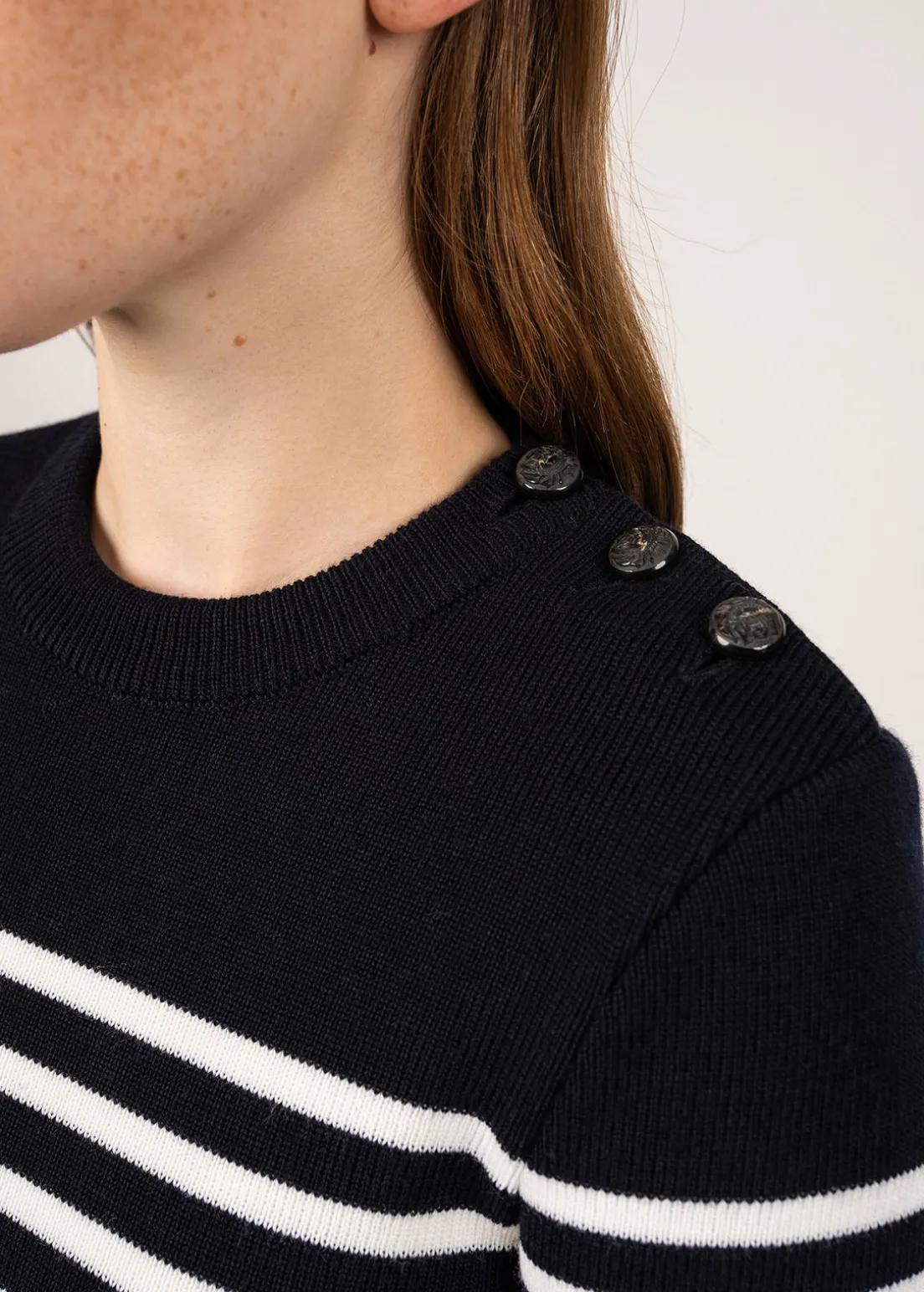 Rochefort striped sailor jumper