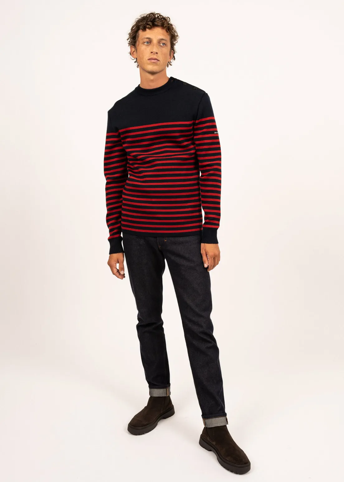 Rochefort striped sailor jumper