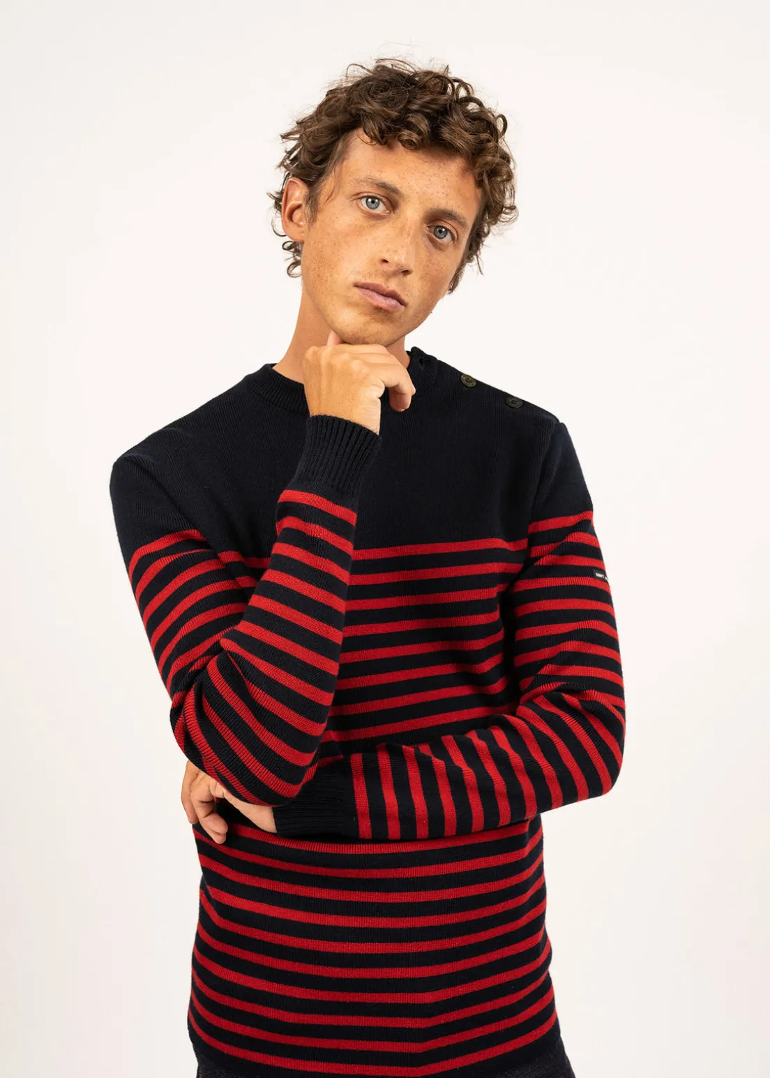 Rochefort striped sailor jumper