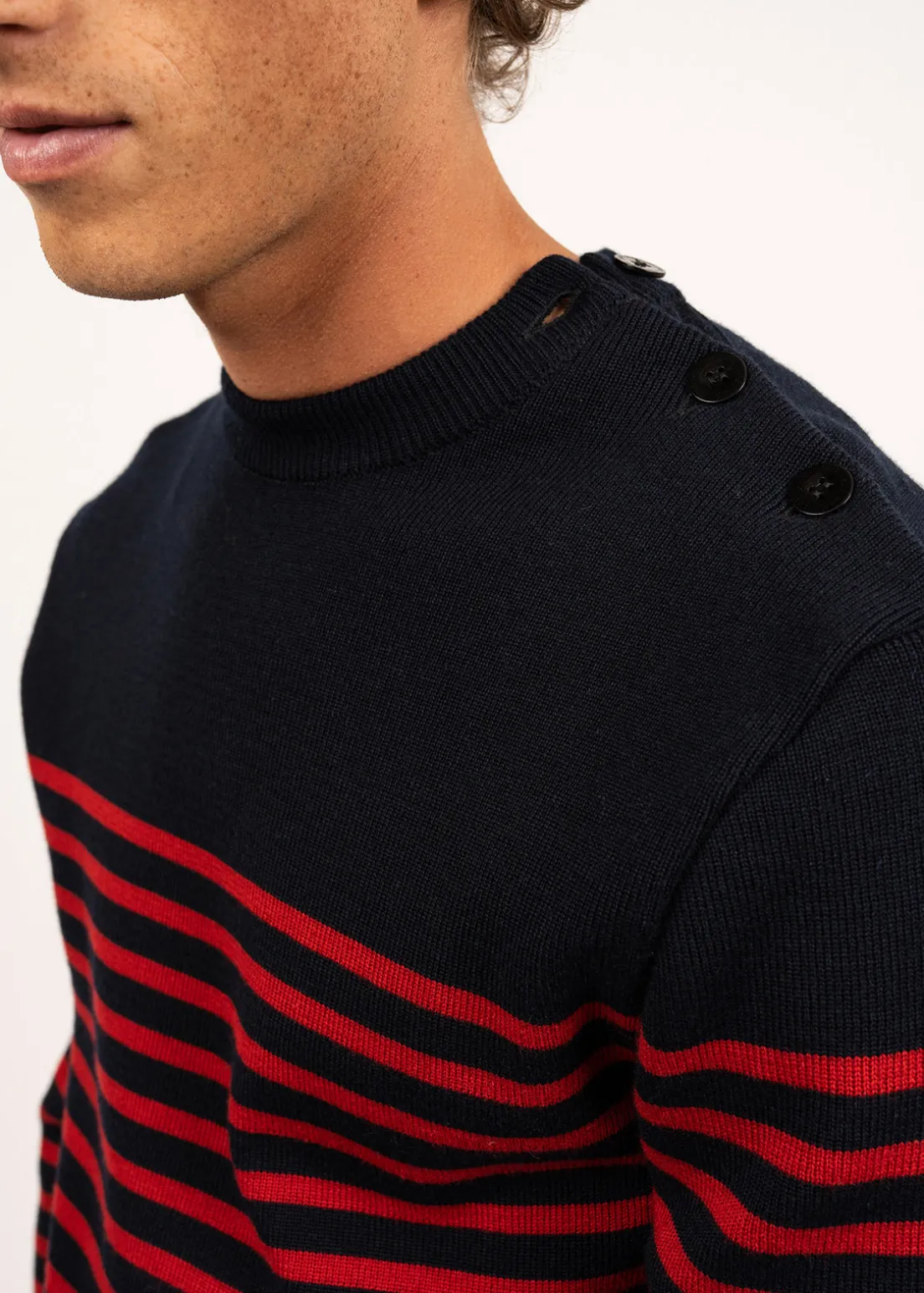 Rochefort striped sailor jumper
