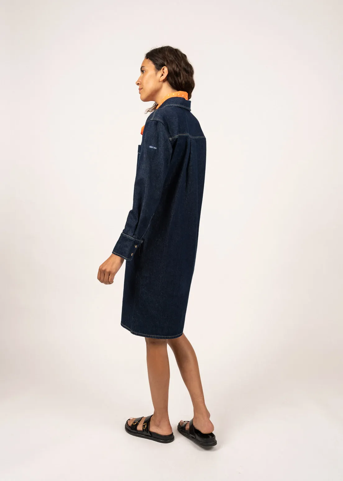 Roxane denim shirt dress