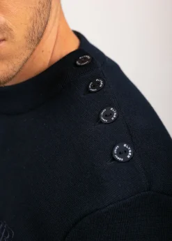 Sailor jumper with tricolour stripes