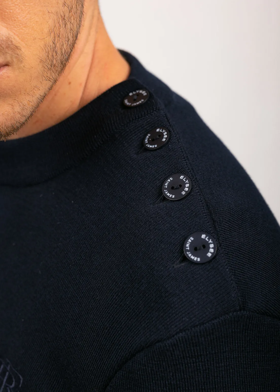 Sailor jumper with tricolour stripes