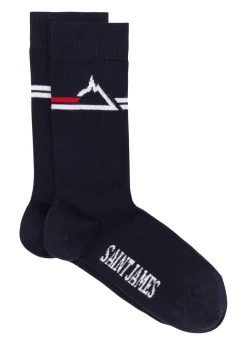 Socks with 'SAINT JAMES' logo