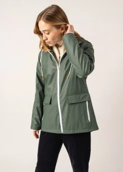 Ste Gabrielle hooded raincoat