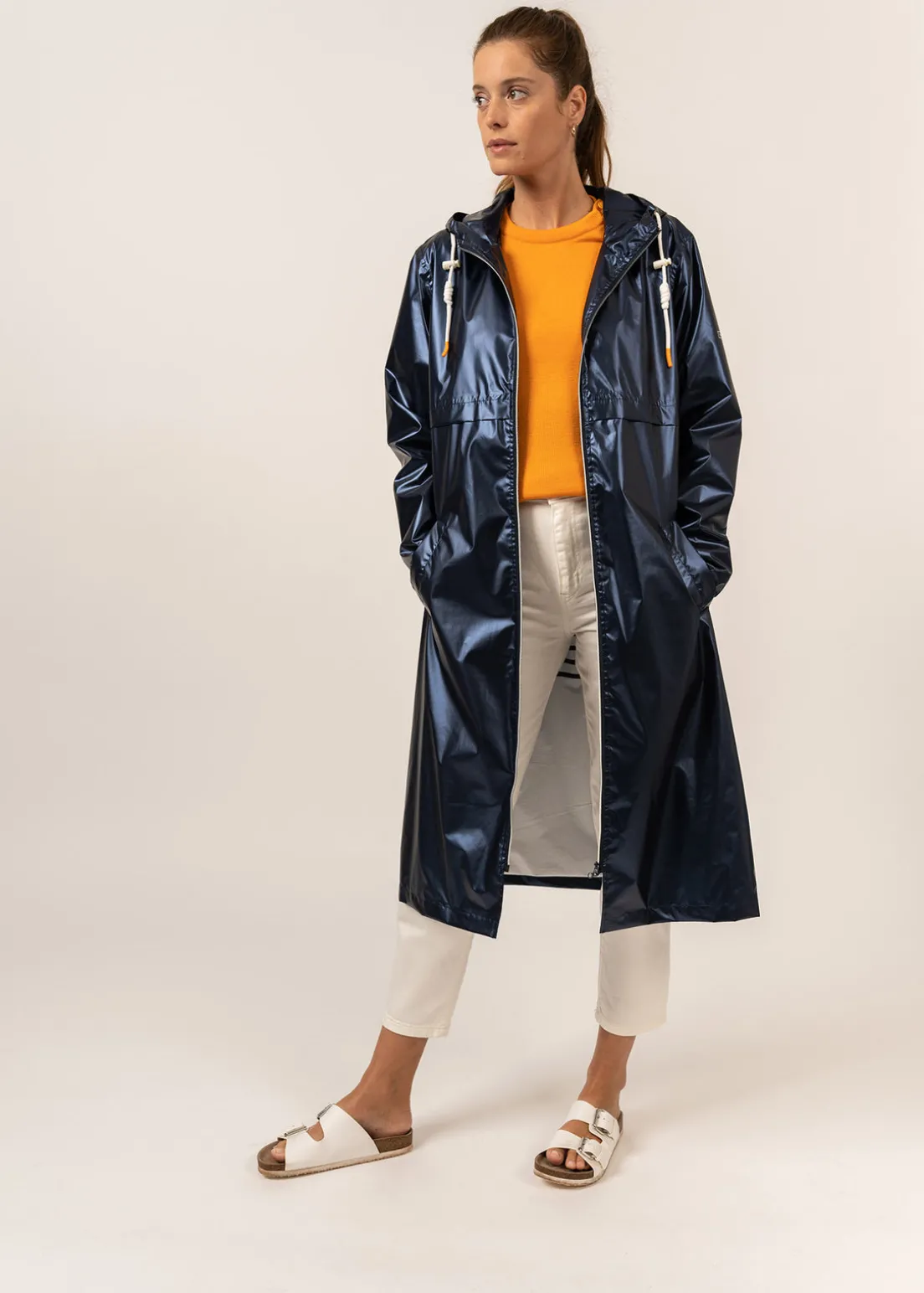Ste Louna long raincoat