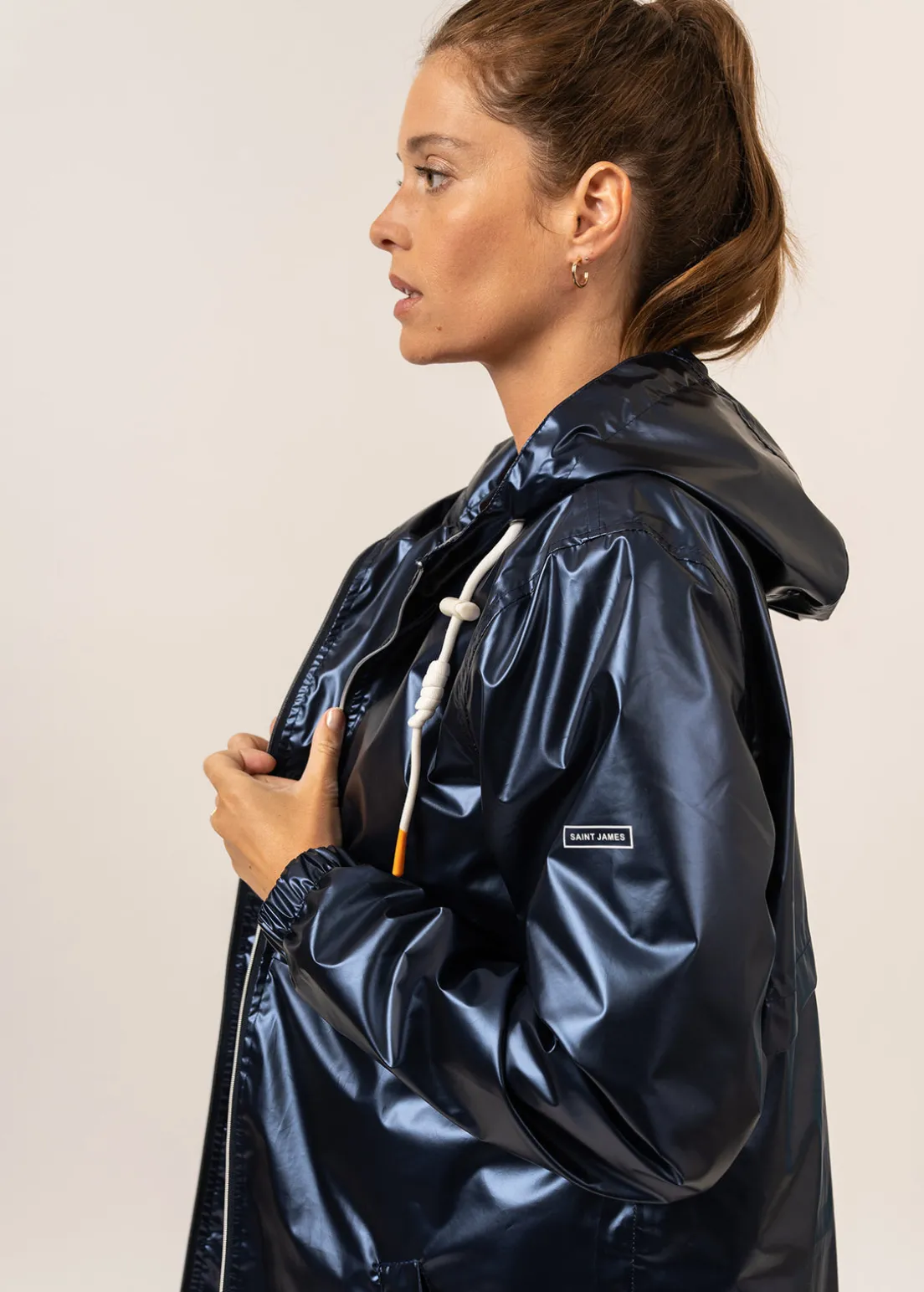 Ste Louna long raincoat
